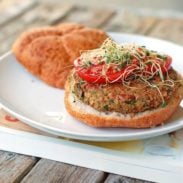 Super Healthy Bean Burger | pinchofyum.com