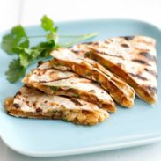 Grilled Barbeque Onion and Smoked Gouda Quesadillas
